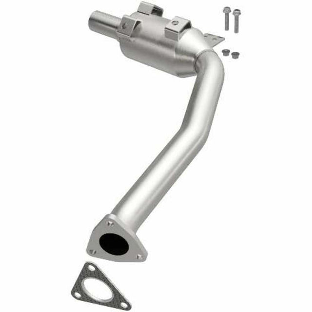 MagnaFlow direct-fit catalytic converter fits 2000-2004 Boxster H6 3.2 2.7 3.2 inch inlet 2.7 inch outlet stainless steel CARB compliant 52365