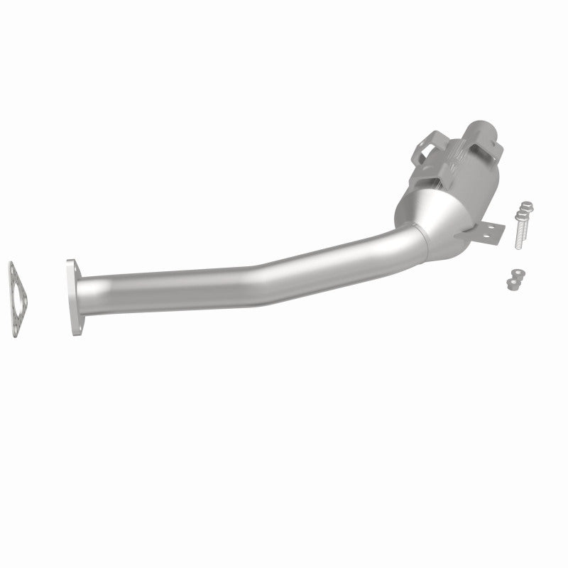 MagnaFlow direct-fit catalytic converter fits 2000-2004 Boxster H6 3.2 2.7 3.2 inch inlet 2.7 inch outlet stainless steel CARB compliant 52365