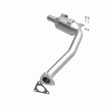 MagnaFlow direct-fit catalytic converter fits 2000-2004 Boxster H6 3.2 2.7 3.2 inch inlet 2.7 inch outlet stainless steel CARB compliant 52365