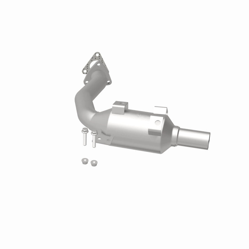 MagnaFlow direct-fit catalytic converter fits 2000-2004 Boxster H6 3.2 2.7 3.2 inch inlet 2.7 inch outlet stainless steel CARB compliant 52365