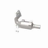 MagnaFlow direct-fit catalytic converter fits 2000-2004 Boxster H6 3.2 2.7 3.2 inch inlet 2.7 inch outlet stainless steel CARB compliant 52365