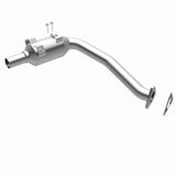 MagnaFlow direct-fit catalytic converter fits 2000-2004 Boxster H6 3.2 2.7 3.2 inch inlet 2.7 inch outlet stainless steel CARB compliant 52365