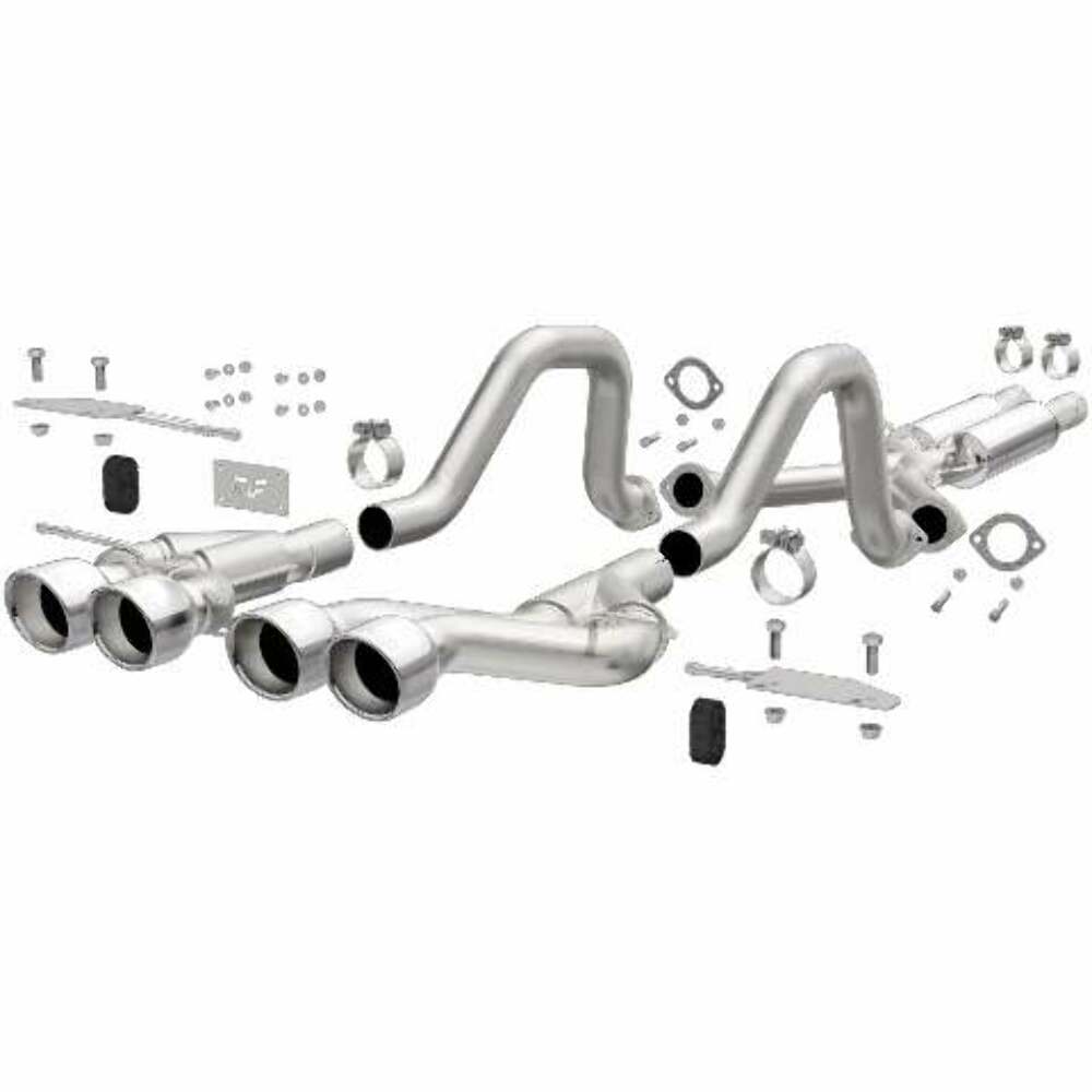 MagnaFlow cat-back exhaust system for 2000-2004 Chevy Corvette stainless steel polished 15281
