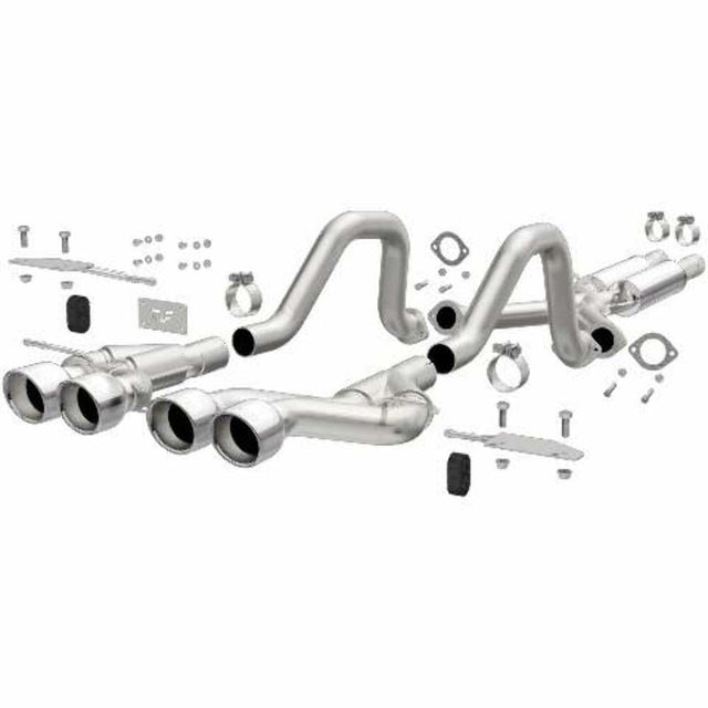 MagnaFlow cat-back exhaust system for 2000-2004 Chevy Corvette stainless steel polished 15281