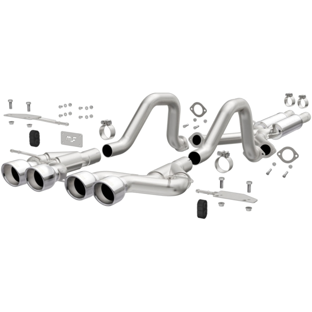 MagnaFlow cat-back exhaust system for 2000-2004 Chevy Corvette stainless steel polished 15281
