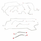 Complete Brake Line Kit for 2000-2004 Honda Insight ABS stainless steel