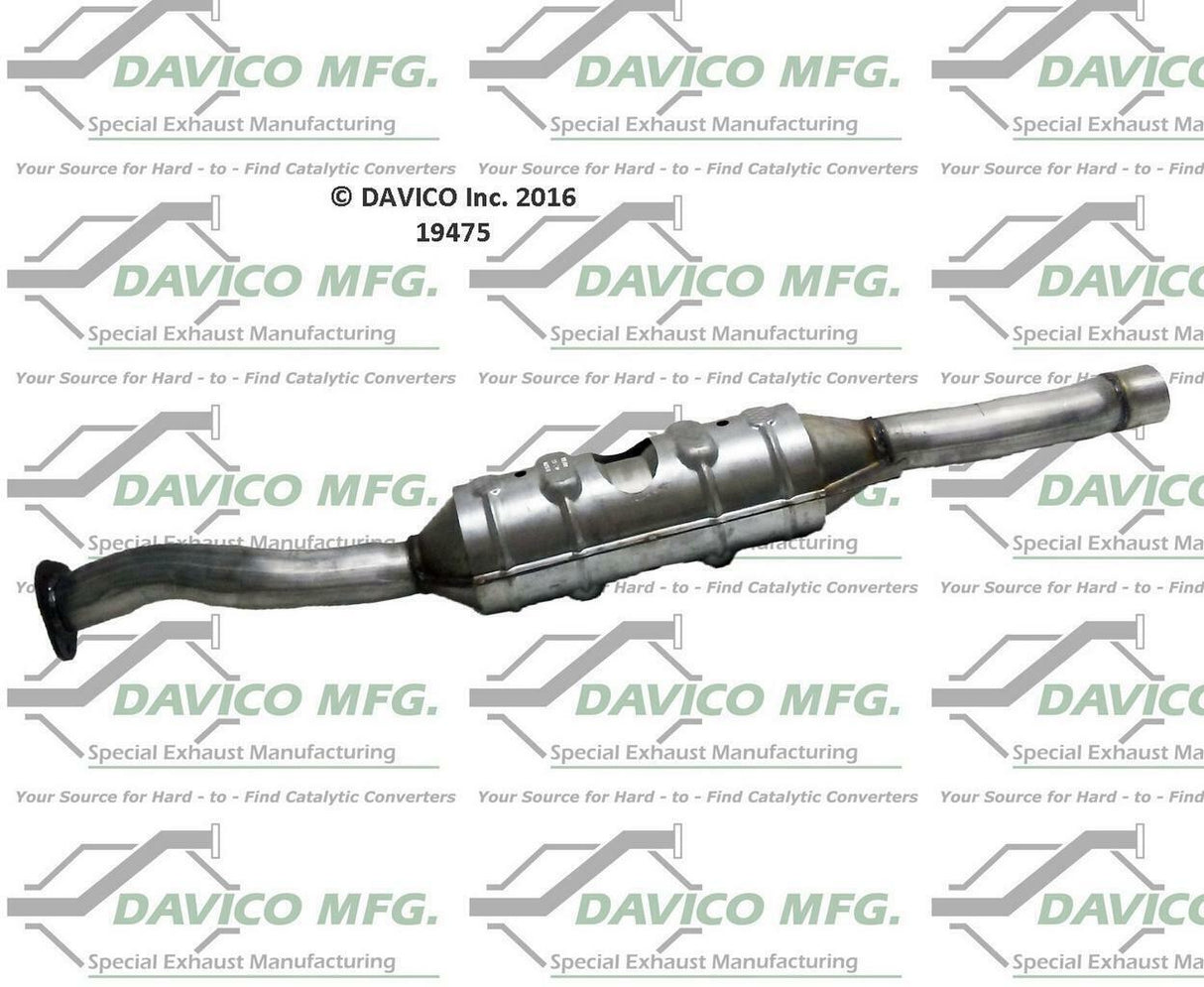 t 2000-2005 Ford Excursion Catalytic Converter 19475 Davico Mfg