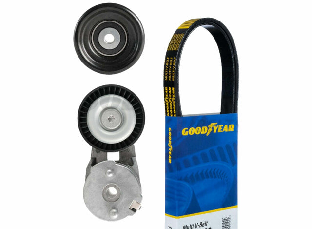 t 2000-2006 Jeep TJ Serpentine Belt Drive Component Kit Goodyear 3093 Good Year Belts
