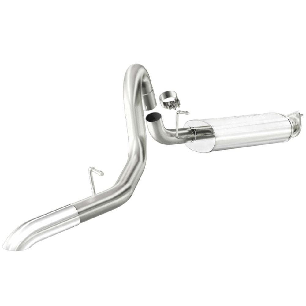 MagnaFlow cat-back exhaust system for 2004-2006 Jeep Wrangler stainless steel polished 15855