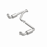 MagnaFlow direct-fit catalytic converter fits 1999-2000 Chevrolet Tahoe, 1997-2000 GMC Yukon, and additional vehicles. Hardware is included to eliminate the hassle of working with 