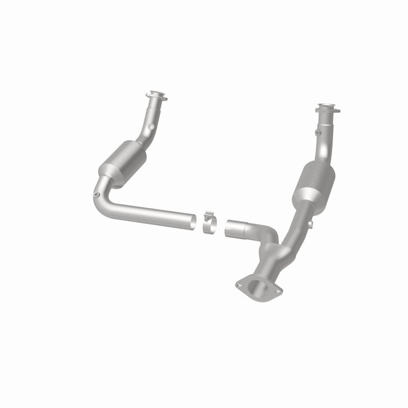 MagnaFlow direct-fit catalytic converter fits 1999-2000 Chevrolet Tahoe, 1997-2000 GMC Yukon, and additional vehicles. Hardware is included to eliminate the hassle of working with 