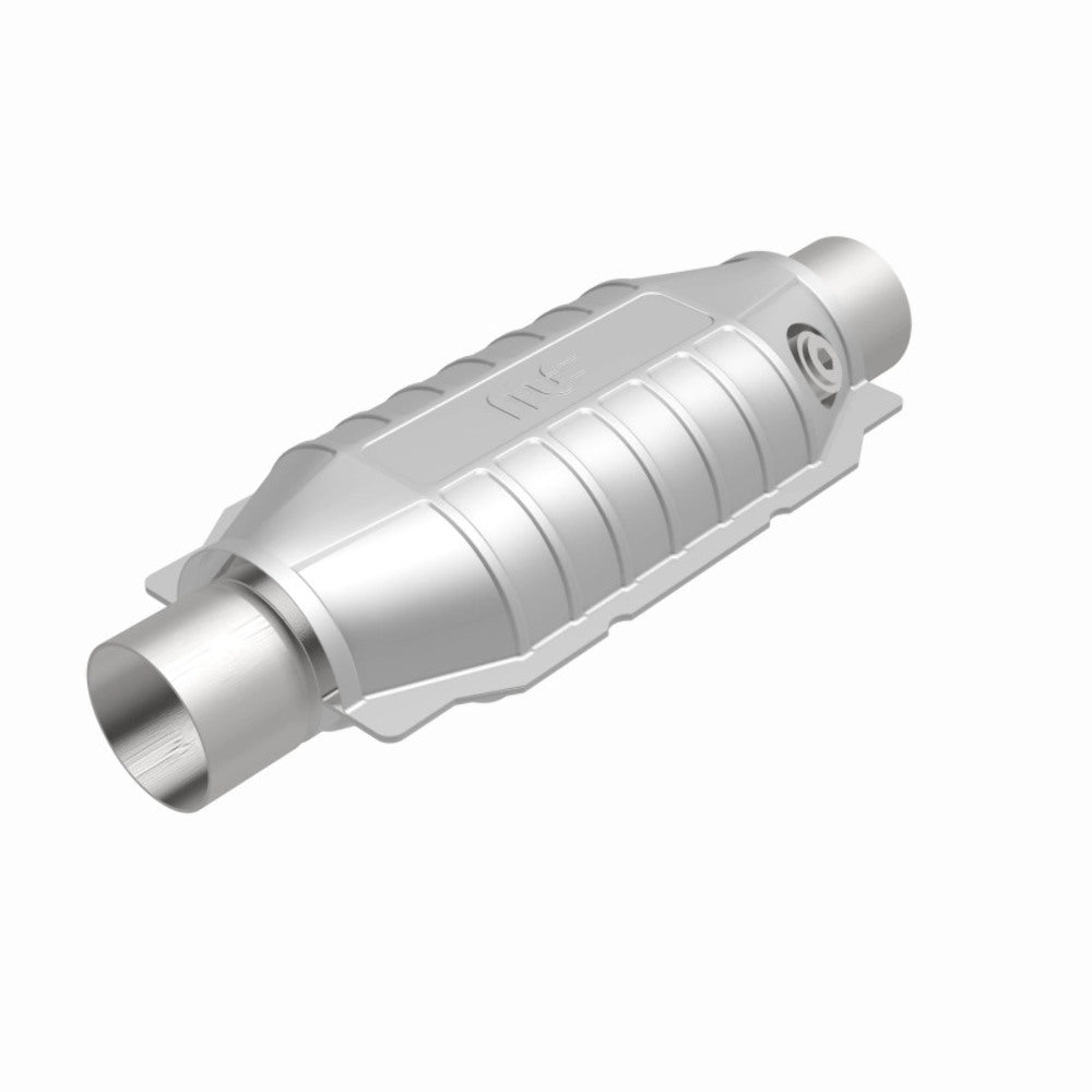 MagnaFlow universal catalytic converter 2.25 inch inlet/outlet stainless steel Federal EPA compliant OBDII 99035h