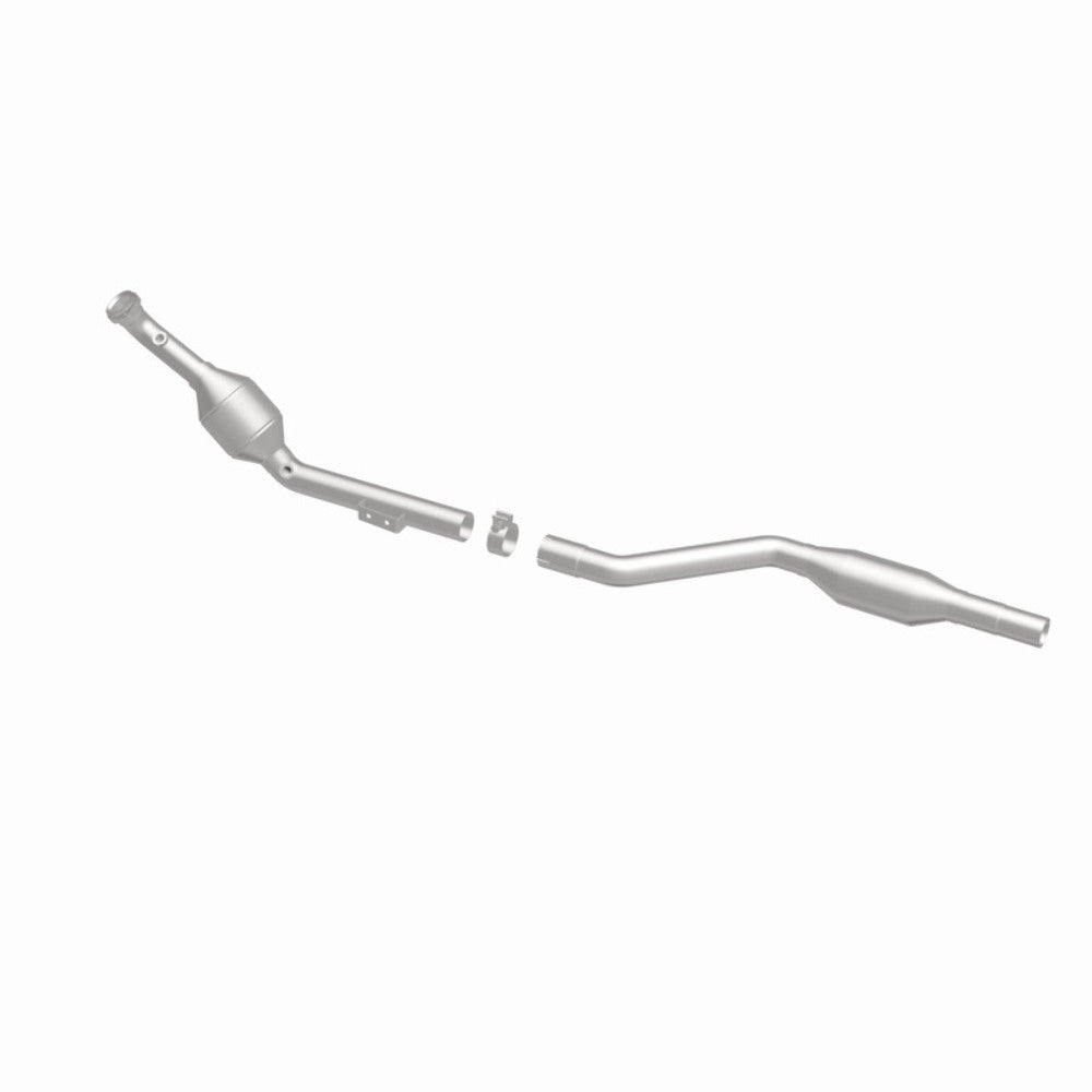 MagnaFlow direct-fit catalytic converter fits 2000 Mercedes-Benz S500, 2000 Mercedes-Benz S430, and more, this and 2000 Mercedes CL500 5.0L stainless steel CARB compliant 444315