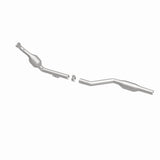 MagnaFlow direct-fit catalytic converter fits 2000 Mercedes-Benz S500, 2000 Mercedes-Benz S430, and more, this and 2000 Mercedes CL500 5.0L stainless steel CARB compliant 444315