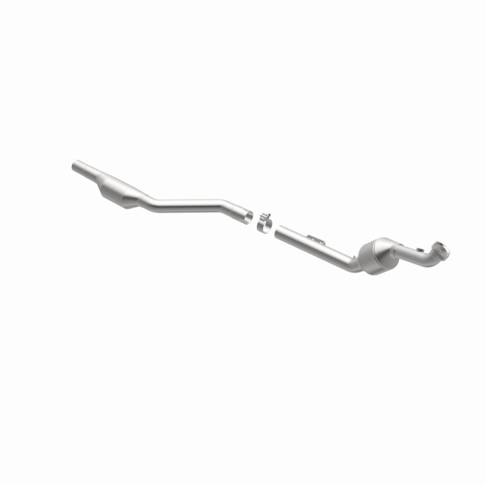 MagnaFlow direct-fit catalytic converter fits 2000 Mercedes-Benz S500, 2000 Mercedes-Benz S430, and more, this and 2000 Mercedes CL500 5.0L stainless steel CARB compliant 444315
