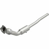 MagnaFlow direct-fit catalytic converter fits 2000 Volvo S70 and 2000 Volvo V70 and 2000 Volvo S70 2.4L stainless steel CARB compliant 4481299