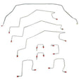 Brake Line Kit for 2001-2002 Dodge Ram 3500 ABS 4WD long bed stainless steel