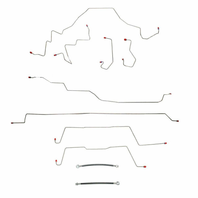 t 2001-03 Ford F-150 SVT Lightning Brake Line Kit S/S; Fine Lines CBK0122SS Fine Lines