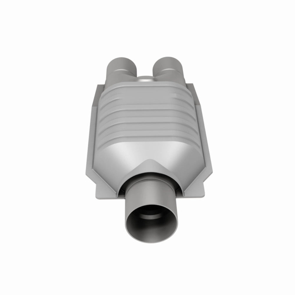 MagnaFlow universal catalytic converter 2.5 inch inlet/outlet stainless steel CARB compliant 441007