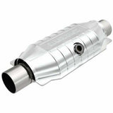 MagnaFlow universal catalytic converter 2.5 inch inlet/outlet stainless steel CARB compliant 457056