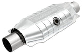 MagnaFlow universal catalytic converter 2.5 inch inlet/outlet stainless steel CARB compliant 457056