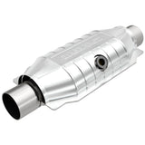 MagnaFlow universal catalytic converter 2.5 inch inlet/outlet stainless steel CARB compliant 457056