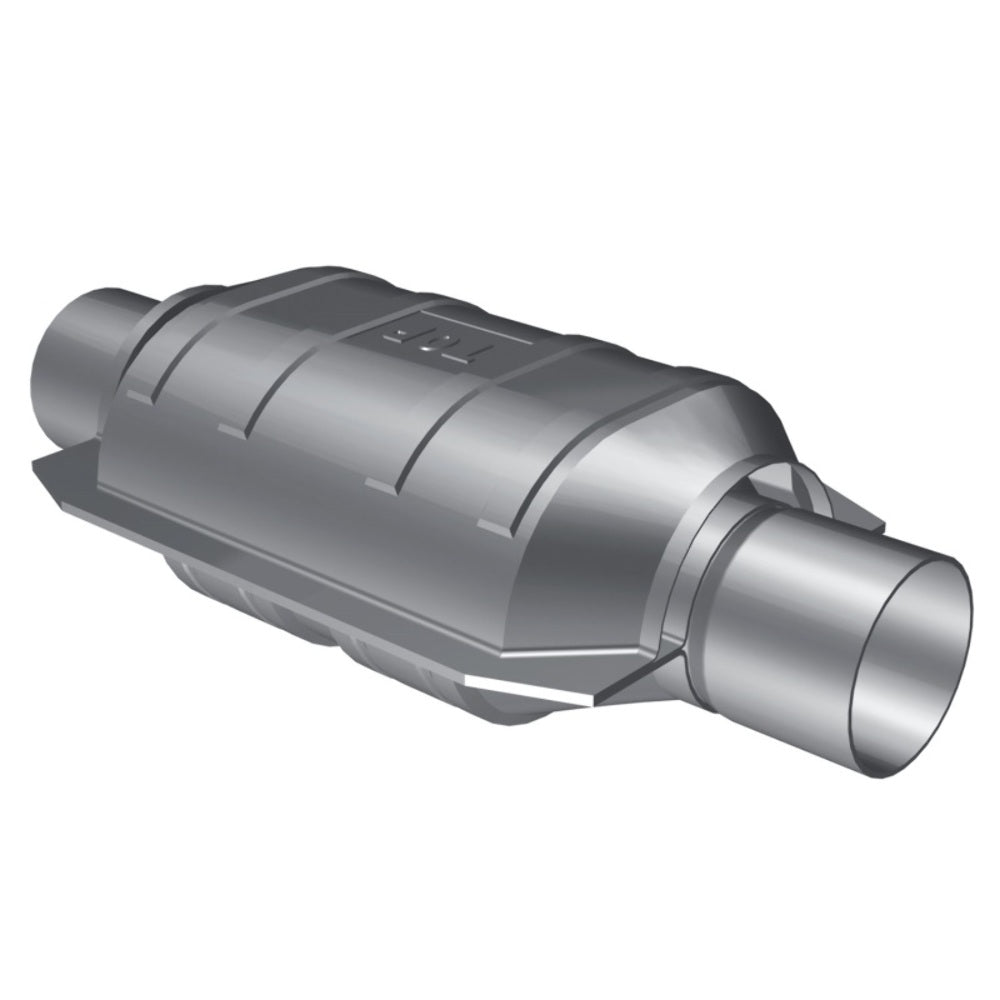 MagnaFlow universal catalytic converter 2.25 inch inlet/outlet stainless steel CARB compliant 444105
