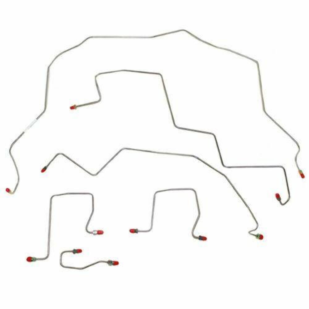Brake Line Kit for 2001-2002 Dodge Ram ABS long bed stainless steel