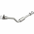MagnaFlow direct-fit catalytic converter fits 2001-2003 Saturn L200, Saturn LW200, and additional vehicles. Avoid potential exhaust leaks by using the included gaskets to get a pro