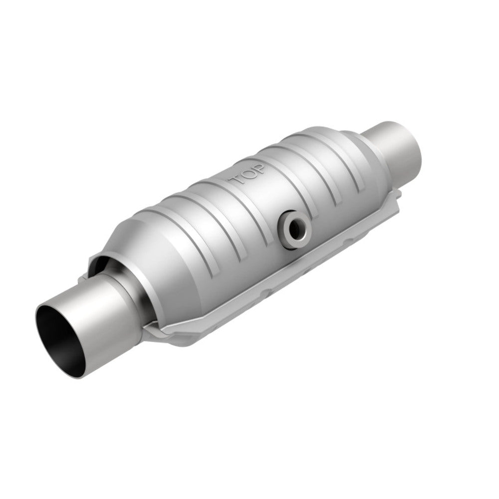 MagnaFlow universal catalytic converter 2.25 inch inlet/outlet stainless steel CARB compliant 451255