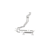 MagnaFlow cat-back exhaust system for 2001-2006 BMW M3 stainless steel polished 16602