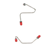 Brake Line for 2001-2007 Ford Escape Rear Wheel Cylinder 4WD 2WD drum brakes stainless steel
