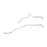 t 2001 - 2007 Chevrolet Silverado Brake Line Kit - CBK0126OM Fine Lines
