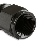 Mr. Gasket 10 AN straight push on hose ends black BL aluminum 200110