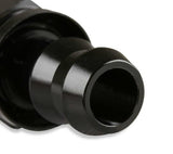 Mr. Gasket 10 AN straight push on hose ends black BL aluminum 200110