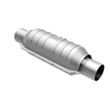 MagnaFlow universal catalytic converter 2.5 inch inlet/outlet stainless steel CARB compliant 441356