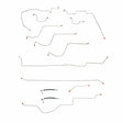 Brake Line Kit for 2002-2005 Dodge Ram 1500 ABS 4WD short bed stainless steel