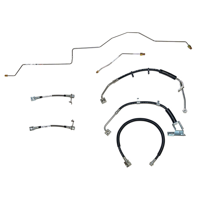 Brake Hose Kit for 2002-2005 Dodge Ram 1500 Complete AWABS ABS disc brakes steel