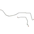 Brake Line for 2002-2005 GMC Sierra Rear Axle Lines w/ Quadrasteer Set stainless steel