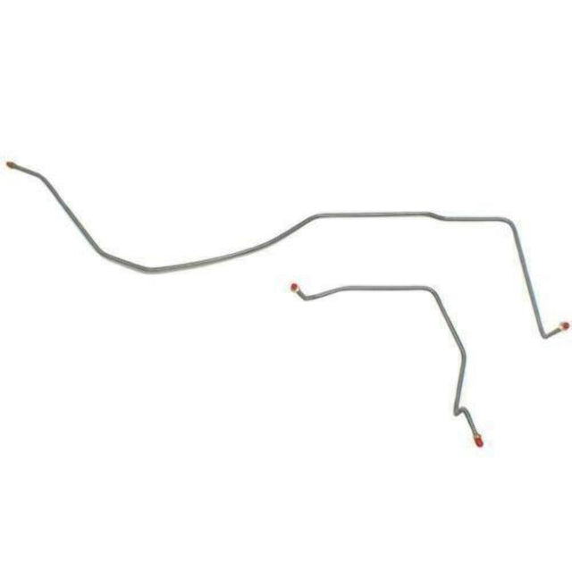 Brake Line for 2002-2005 GMC Sierra Rear Axle Lines w/ Quadrasteer Set stainless steel