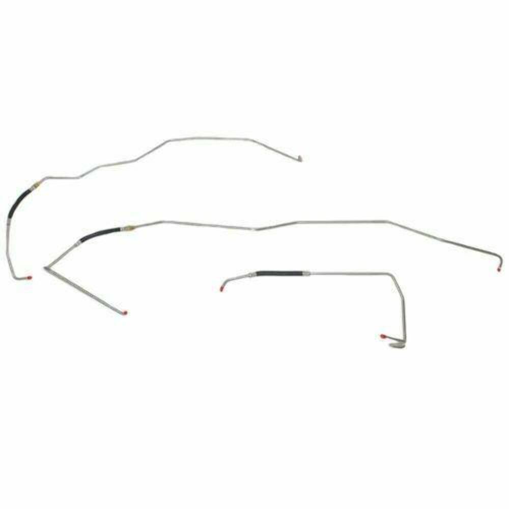 t 2002-06 Chevrolet Avalanche 2500 Transmission Cooler Lines Stainless - TTC0301SS Fine Lines
