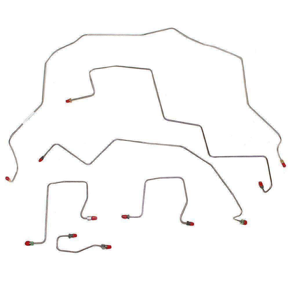 Brake Line Kit for 2002-2005 Dodge Ram 1500 AWABS ABS 2WD stainless steel