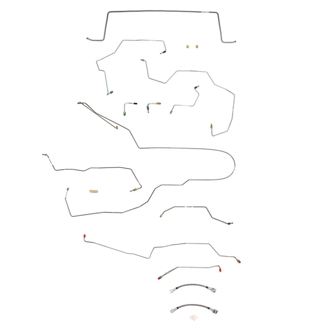 Brake Line Kit for 2002-2007 Jeep Liberty ABS 4WD stainless steel