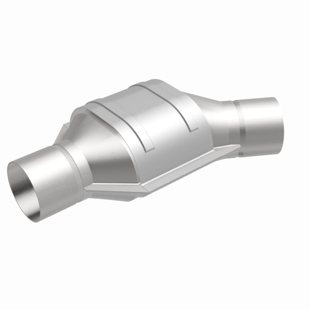 MagnaFlow universal catalytic converter 2.5 inch inlet/outlet stainless steel Federal EPA compliant OBDII 99176h