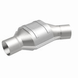 MagnaFlow universal catalytic converter 2.5 inch inlet/outlet stainless steel Federal EPA compliant OBDII 99176h