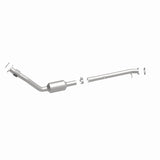 MagnaFlow direct-fit catalytic converter fits 2002 Buick Rendezvous, 2002 Chevrolet Venture, and additional vehicles and 2002 Buick Rendezvous 3.4L stainless steel CARB compliant 4