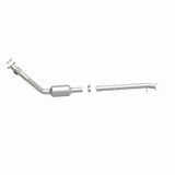MagnaFlow direct-fit catalytic converter fits 2002 Buick Rendezvous, 2002 Chevrolet Venture, and additional vehicles and 2002 Buick Rendezvous 3.4L stainless steel CARB compliant 4