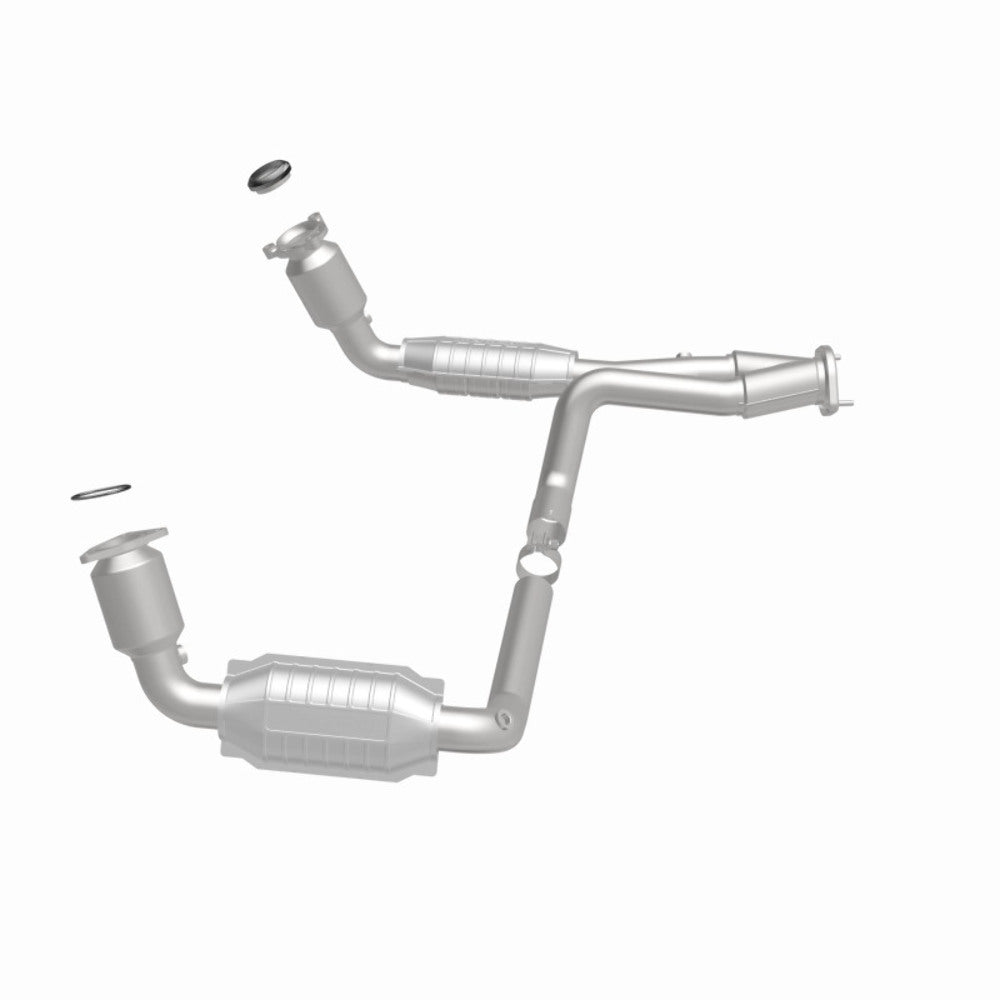MagnaFlow direct-fit catalytic converter for 2001-2002 Chevy Silverado stainless steel CARB compliant