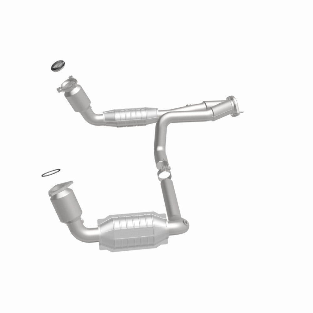 MagnaFlow direct-fit catalytic converter for 2001-2002 Chevy Silverado stainless steel CARB compliant