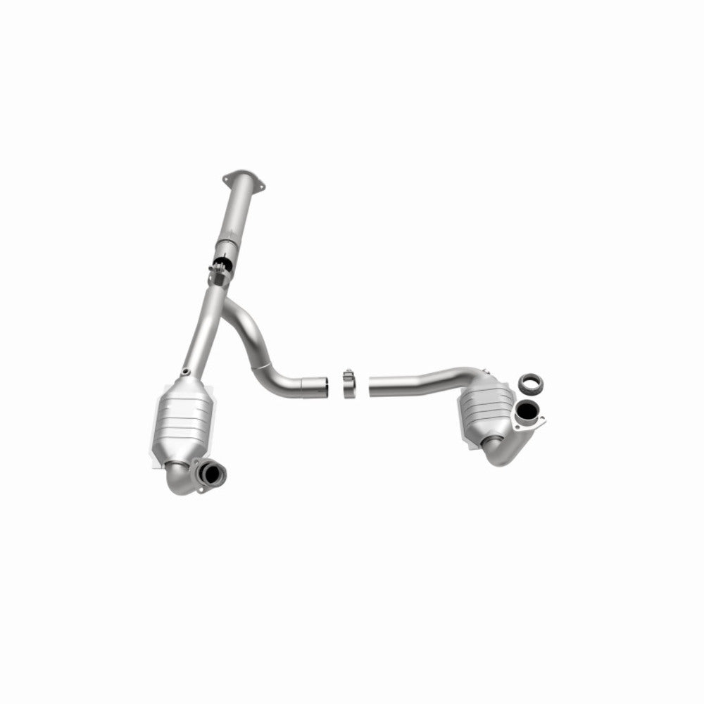 MagnaFlow direct-fit catalytic converter fits 2000-2002 Chevrolet Express 1500 4.3L and 2000-2002 GMC Savana 1500 4.3L stainless steel CARB compliant OBDII 51510